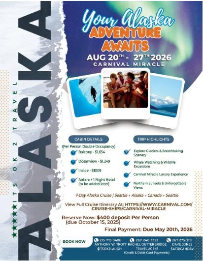 Alaska Adventure group travel tour